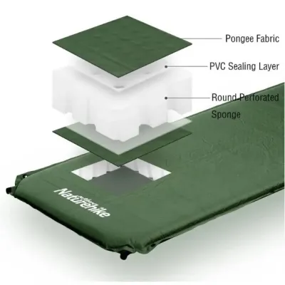 Коврик самонадувной Naturehike бежевый NH20DZ003. - 2 - Robinzon.ua