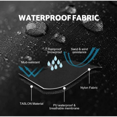 Гетри Naturehike Snow Gaiter чорні NH20HJ011 - 3 - Robinzon.ua