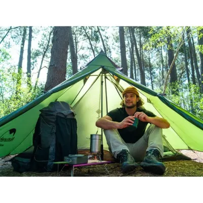 Одномісний намет Naturehike Spire 1  20D nylon зелений  NH17T030-L - 2 - Robinzon.ua