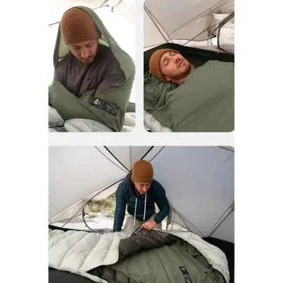 Вкладиш в спальник Naturehike зелений CNH22SD016 - 3 Вкладиш в спальник Naturehike зелений CNH22SD016 - 3 - Robinzon.ua