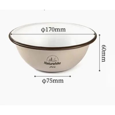Миска емальована Naturehike NH20SJ030 - 2 Миска емальована Naturehike NH20SJ030 - 2 - Robinzon.ua