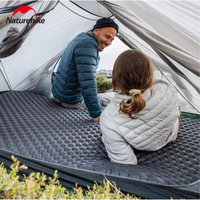 Надувний килимок Naturehike R Value: 3,5, розмір 196 х 64 см колір чорний CNH22DZ018 - 2 - Robinzon.ua