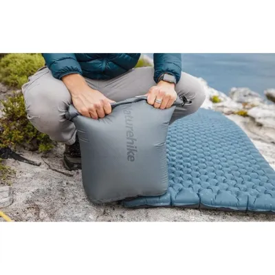 Надувний килимок Naturehike R Value: 3,5, розмір 196 х 64 см колір чорний CNH22DZ018 - 3 - Robinzon.ua