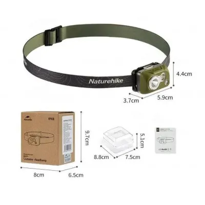 Ліхтар налобний Naturehike зелений CNK2300DQ016 - 4 Ліхтар налобний Naturehike зелений CNK2300DQ016 - 4 - Robinzon.ua