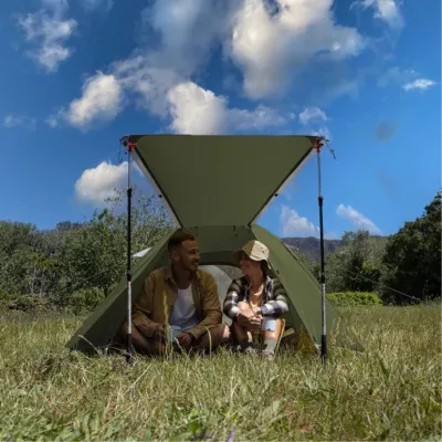 Двухместная палатка Naturehike P-Series темно-зеленая NH18Z022-P. - 1 - Robinzon.ua