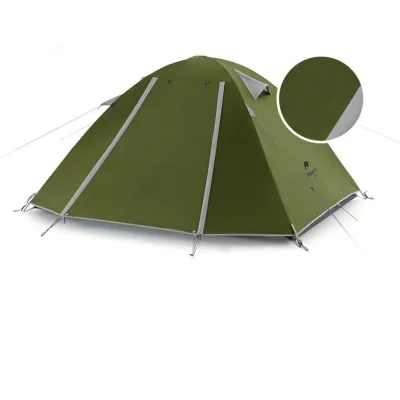 Двухместная палатка Naturehike P-Series темно-зеленая NH18Z022-P. - 2 - Robinzon.ua