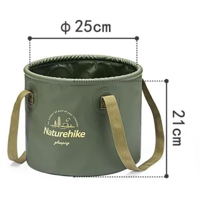 Відро складне Naturehike на 10 л зелене NH20SJ040 - 3 Відро складне Naturehike на 10 л зелене NH20SJ040 - 3 - Robinzon.ua