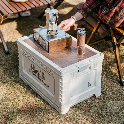 Складаний контейнер Naturehike 50 л світло-сірий CNH22SN019 - 1 Складаний контейнер Naturehike 50 л світло-сірий CNH22SN019 - 1 - Robinzon.ua