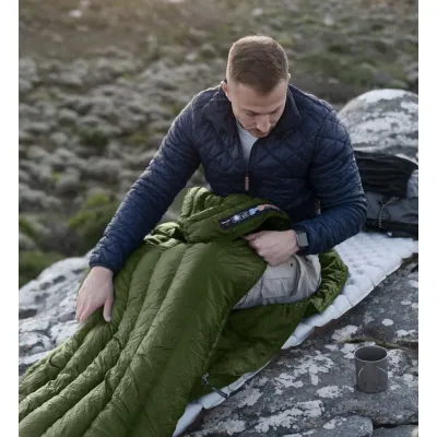 Спальник ультралегкий пуховий Naturehike CW295 upgrade зелений CNK2300SD013 - 1 - Robinzon.ua