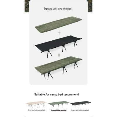 Матрац для розкладного ліжка Naturehike розмір 190 x 67 см зелений CNK2300DZ022 - 4 - Robinzon.ua