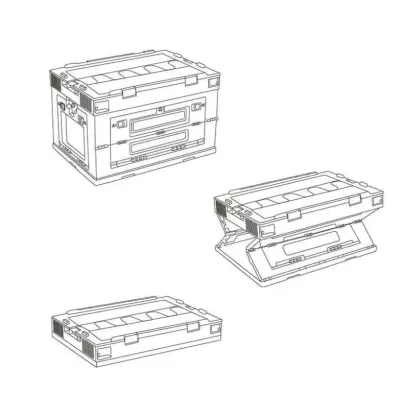 Складаний контейнер Naturehike 50 л світло-сірий CNH22SN019 - 2 Складаний контейнер Naturehike 50 л світло-сірий CNH22SN019 - 2 - Robinzon.ua