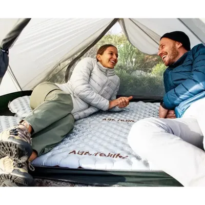 Надувний килимок Naturehike R Value: 5,8  розмір: 183 х 58 х 8 см світло-сірий CNH22DZ016 - 1 - Robinzon.ua