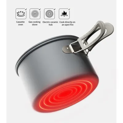 Набір туристичного посуду (казанок, сковорода, чайник) Naturehike CNK2450CF010 - 5 Набір туристичного посуду (казанок, сковорода, чайник) Naturehike CNK2450CF010 - 5 - Robinzon.ua