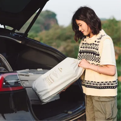 Матрас самонадувной автомобильный Naturehike CNK2450WS010, светлый хаки. - 3 - Robinzon.ua