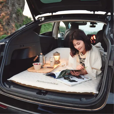 Матрас самонадувной автомобильный Naturehike CNK2450WS010, светлый хаки. - 6 - Robinzon.ua