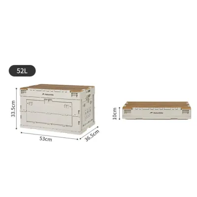 Складной контейнер Naturehike 52 л, светло-серый CNK2450XB020. - 4 - Robinzon.ua