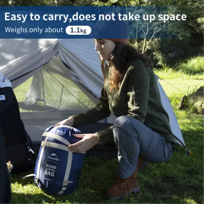 Спальник Naturehike MJ300 CNK2300SD014, темно-блакитний - 4 - Robinzon.ua