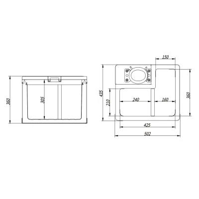 Компресорний автохолодильник Alpicool АRC35 (35 літрів). До -18℃. Живлення 12, 24 вольт - 6 - Robinzon.ua