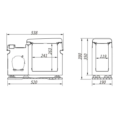 Компресорний автохолодильник (підлокітник) Alpicool CF8. Охолодження до -15℃ - 6 - Robinzon.ua