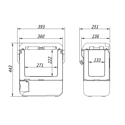 Компресорний автохолодильник Alpicool P8 (8 літрів). До -15℃, живлення 12, 24, 220 вольт - 3 Компресорний автохолодильник Alpicool P8 (8 літрів). До -15℃, живлення 12, 24, 220 вольт - 3 - Robinzon.ua