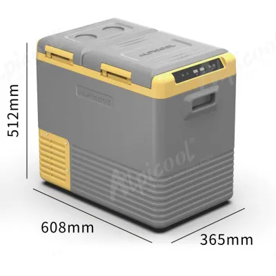 Компрессорный автохолодильник Alpicool CLS55. Двухкамерный. Охлаждение до -20 ℃. Питание - 12, 24, 220 вольт - 2 - Robinzon.ua