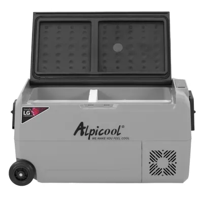 Компресорний автохолодильник Alpicool T36 (LG) (двокамерний, 36 літрів). Режим роботи до -20℃. Живлення 12, 24, 220 вольт - 3 - Robinzon.ua