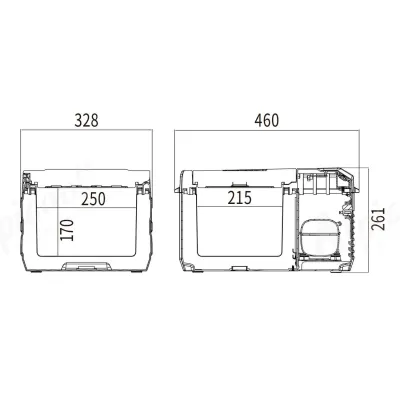 Компресорний автохолодильник Alpicool NL9 (9 літрів). До -20℃. Живлення 12, 24, 220 вольт - 5 Компресорний автохолодильник Alpicool NL9 (9 літрів). До -20℃. Живлення 12, 24, 220 вольт - 5 - Robinzon.ua