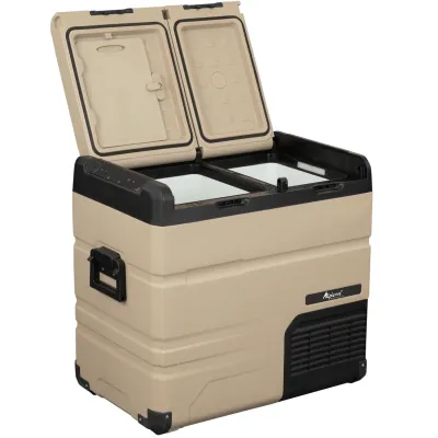 Компресорний автохолодильник Alpicool TA55 (LG Compressor) Двокамерний. До -20℃. Живлення - 12, 24, 220 вольт - 1 Компресорний автохолодильник Alpicool TA55 (LG Compressor) Двокамерний. До -20℃. Живлення - 12, 24, 220 вольт - 1 - Robinzon.ua