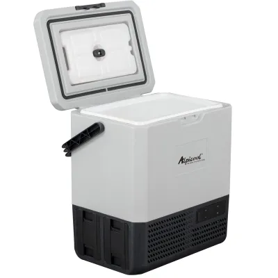 Компресорний автохолодильник Alpicool P15 (13,5 літрів). Охолодження до -15℃, живлення 12, 24, 220 вольт, вбудована батарея - 1 Компресорний автохолодильник Alpicool P15 (13,5 літрів). Охолодження до -15℃, живлення 12, 24, 220 вольт, вбудована батарея - 1 - Robinzon.ua