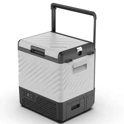 Компресорний автохолодильник Alpicool P22 (21 літр). До -20℃, живлення 12, 24, 220 вольт, вбудована батарея - 1 - Robinzon.ua