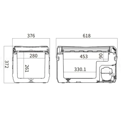 Компресорний автохолодильник Alpicool NL30 (27 літрів). До -20℃. Живлення 12, 24, 220 вольт - 3 Компресорний автохолодильник Alpicool NL30 (27 літрів). До -20℃. Живлення 12, 24, 220 вольт - 3 - Robinzon.ua