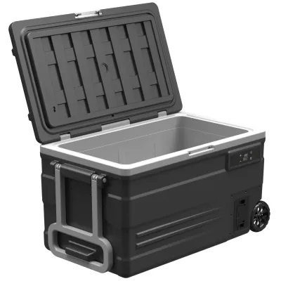 Компрессорный автохолодильник Alpicool U75E (74 литра). До -20℃. Питание 12, 24, 220 вольт, встроенная батарея - 2 - Robinzon.ua