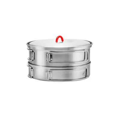 Набір посуду з нержавіючої сталі Terra Incognita Family Set L (TI-FaSet L) - 1 - Robinzon.ua