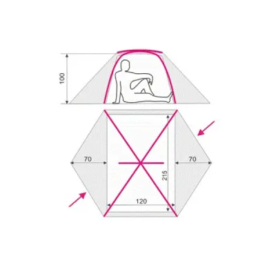Намет Terra Incognita SkyLine 2 Lite (TI-SKY2L) - 1 Намет Terra Incognita SkyLine 2 Lite (TI-SKY2L) - 1 - Robinzon.ua