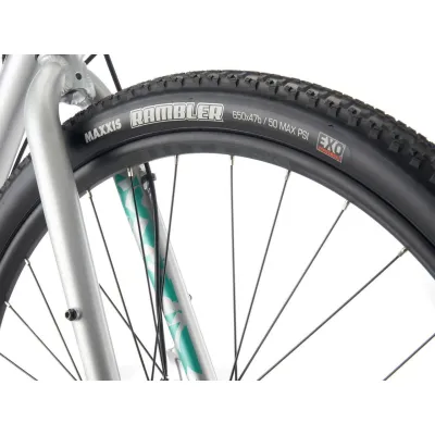 Велосипед гравійний Kona Rove AL 650, 27.5", 2024, Silver, 50 см (KNA B36RV6550) - 4 - Robinzon.ua