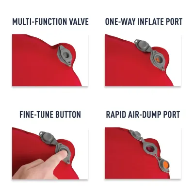 Коврик самонадувной Self Inflating Comfort Plus від Sea To Summit, Dark Red, Regular, 183 x 51 х 8см (STS ASM2067-01051908) - 7 - Robinzon.ua