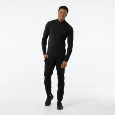 Термофутболка мужская Smartwool Merino 150 Baselayer 1/4 Zip Black, р.L (SW 14070.001-L) - 2 - Robinzon.ua