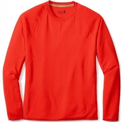 Термофутболка чоловіча Smartwool Merino 150 Baselayer Long Sleeve Fire Red, р.S (SW 14042.673-S) - 2 - Robinzon.ua