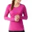 Термофутболка женская Smartwool Merino 150 Baselayer Pattern Long Sleeve Potion Pink, р.XL (SW 17256.906-XL) - 1 - Robinzon.ua
