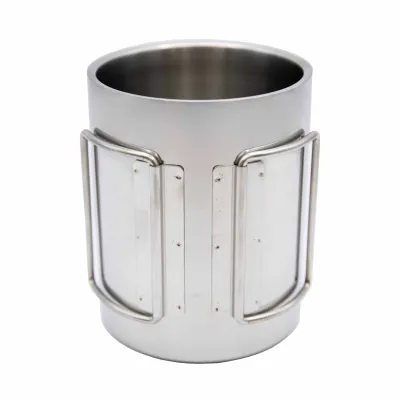 Термокухоль TRAMP UTRC-142 500 мл Метал зі складними ручками та поїлкою - 4 - Robinzon.ua