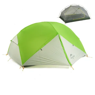 Двомісний намет Naturehike Mongar 2 зелено-білий NH17T007-M - 1 - Robinzon.ua