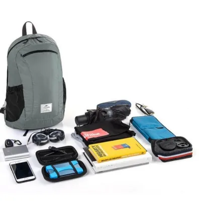 Cкладний рюкзак Naturehike 18 л сірий NH17A012-B - 3 - Robinzon.ua