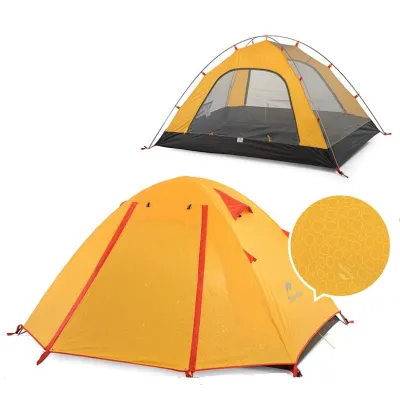 Чотиримісний намет Naturehike P-SERIES 4 помаранчевий NH18Z044-P - 1 - Robinzon.ua