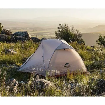 Двомісний намет Naturehike Star River 2 поліестер 210T сірий NH17T012-T - 2 - Robinzon.ua