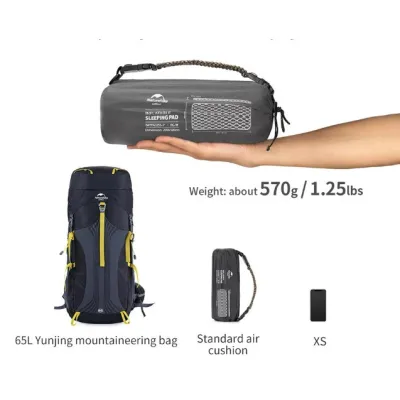 Килимок надувний Naturehike сірий NH19Z001-P - 1 Килимок надувний Naturehike сірий NH19Z001-P - 1 - Robinzon.ua