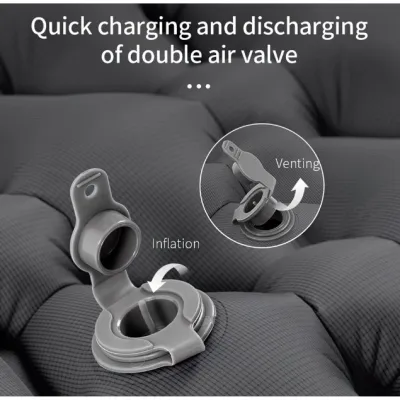 Килимок надувний Naturehike сірий NH19Z001-P - 5 Килимок надувний Naturehike сірий NH19Z001-P - 5 - Robinzon.ua