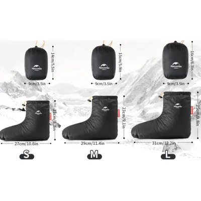 Носки-чуни пуховые Naturehike размер L (44-46) (CYY2441FS011) - 4 - Robinzon.ua