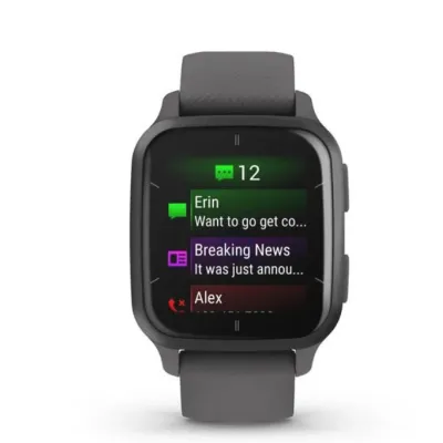 Смарт-часы Garmin Venu Sq 2 серые с грифельным безелем 010-02701-10 - 6 Смарт-часы Garmin Venu Sq 2 серые с грифельным безелем 010-02701-10 - 6 - Robinzon.ua