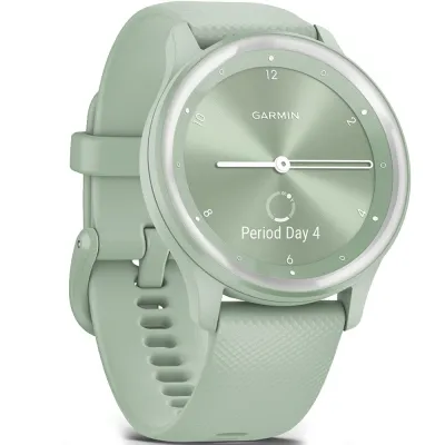 Фитнес часы Garmin vivomove Sport Cool Mint с силиконовым ремешком 010-02566-03 - 1 - Robinzon.ua
