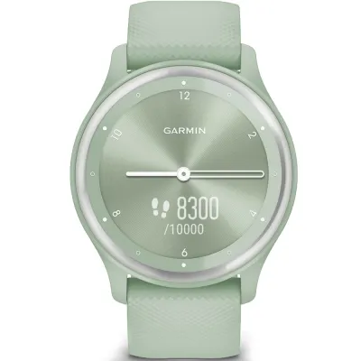 Фитнес часы Garmin vivomove Sport Cool Mint с силиконовым ремешком 010-02566-03 - 3 - Robinzon.ua